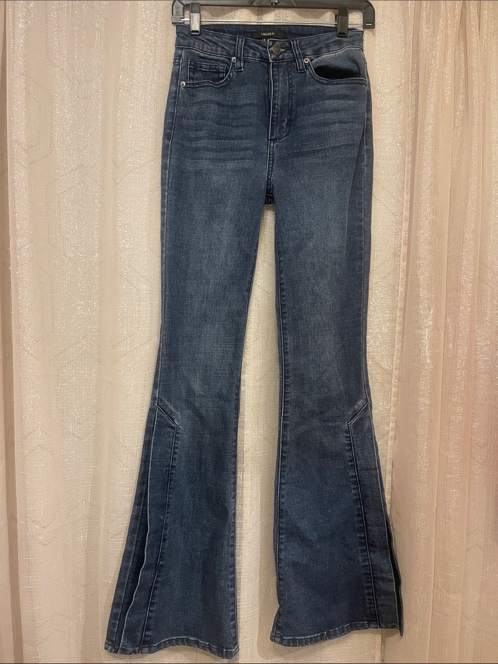 Forever 21 Dark Blue Flared Jeans